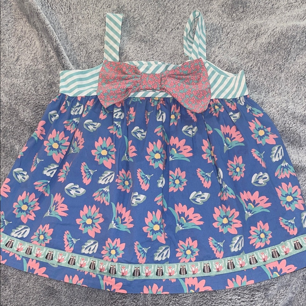 Matilda Jane Blue and Pink Floral Kids Top